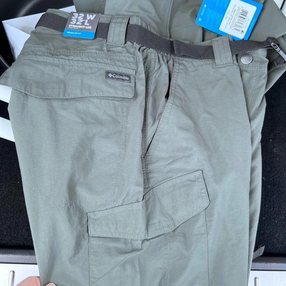 NEW With Tags $65 Mens Columbia Men's Sz. 32x32 Green Cargo Pants Pants/Shorts - Picture 3 of 7